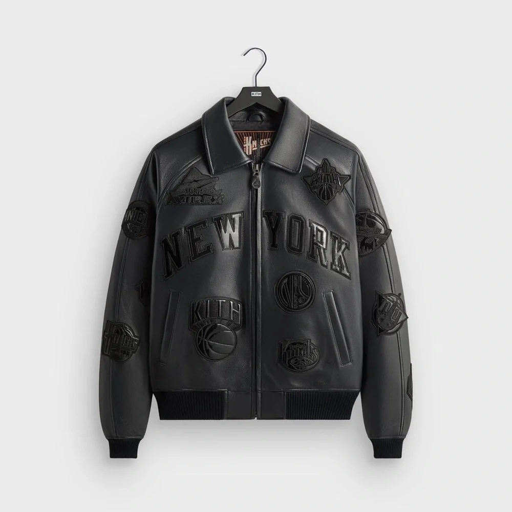 Kith & AVIREX for the New York Knicks Madison Square Garden Icon Jacket Sz Large - Picture 1 of 16